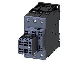SIEMENS Stykač AC-3, 50A/22kW/400V, 3pólový, AC 110V/50Hz 2 NO + 2 NC, šroubová/pružinová svorka