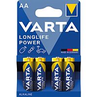 VARTA Baterie tužková ALKALINE LONGLIFE POWER R6 1,5V AA blistr 4ks