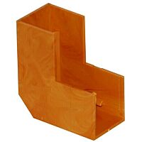 MALPRO Kryt 40x20 rohový vnější plast imitace světlé dřevo