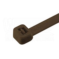 WAPRO Pásek vázací 100x2,5mm, PA, hnědá (100ks)