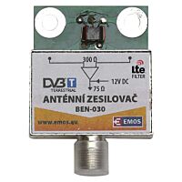 EMOS Předzesilovač BEN-030 30dB VHF/UHF