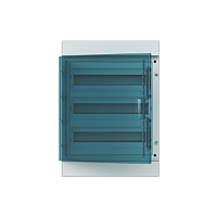 ABB Skříň Mistral65 1208 54TE na omítku, průhledné dveře IP65