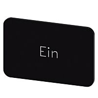 SIEMENS Štítek popisný 17,5 x 27 mm, štítek černý, popisek EIN