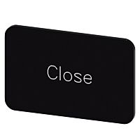 SIEMENS Štítek popisný 17,5 x 27 mm, štítek černý, popisek CLOSE