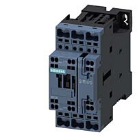 SIEMENS Stykač AC-3, 38A/18,5kW/400V, 3pólový, AC/DC 95-130V, 1 NO + 1 NC, pružinová svorka