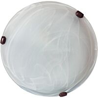 COMPOLUX Svítidlo 912194/71 2x60W E27 kulaté mosazné s mramorovým sklem IP20