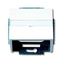 ABB Kryt FUTURE LINEAR 2CKA001724A2761 zásuvky komunikační, s popisovým polem, bílá