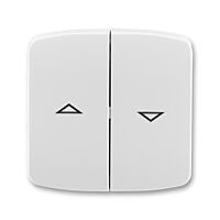 ABB TANGO Ovladač 3558A-A662 S spínače žaluziového kolébkového, dělený, s potiskem, šedá