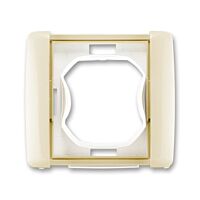 ABB ELEMENT Rámeček 3901E-A00942 C dvojnásobný (s těsnicí manžetou), IP44, slonová kost