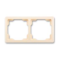 ABB SWING Rámeček 3901G-A00020 C1 dvojnásobný, pro vodorovnou i svislou montáž, krémová