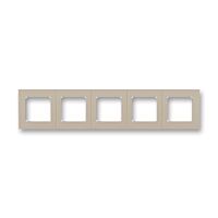 ABB LEVIT Rámeček 3901H-A05050 18 pětinásobný, pro vodorovnou i svislou montáž, macchiato/bílá