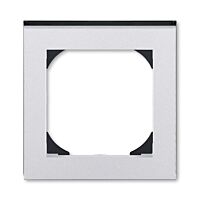 ABB LEVIT Rámeček 3901H-A05510 70 jednonásobný s otvorem 55x55, titanová/kouřová černá