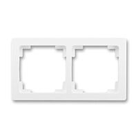 ABB SWING L Rámeček 3901J-A00020 B1 dvojnásobný, pro vodorovnou i svislou montáž, jasně bílá