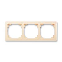 ABB SWING L Rámeček 3901J-A00030 C1 trojnásobný, pro vodorovnou i svislou montáž, krémová