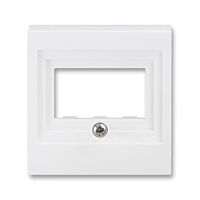 ABB LEVIT Kryt 5014H-A00040 03 zásuvky komunikační přímé, bílá