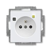 ABB Zásuvka LEVIT 5526H-A02369 03 bezpečnostní, s proudovým chráničem FI-DOS