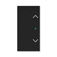 ABB LEVIT Ovladač 6220H-A02002 63, 2násobný levý/pravý, symbol žaluzie, onyx
