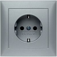 Zásuvka, SCHUKO, 16 A, 250 V ~ s rámečke