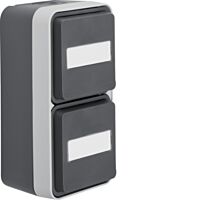 Dvojzásuvka SCHUKO s dětskou pojistkou,