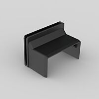 KOPOS Kryt 8639_FB průchodkový Lhd 40X20 černá