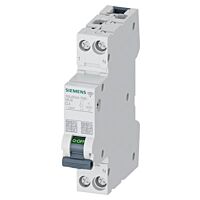 SIEMENS Jistič In 4 A, Ue AC 230 V, charakteristika C, 1+N-pól, Icn 6 kA, s komunikací a měřením typ 5SL6004-7MC