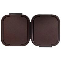 ABEX Zásuvka dvojnásobná 2x2p+Z 16A/250V s víčkem IP54 hnědá