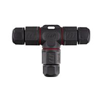 Kabelová T-spojka L20, 2piny, IP67, šrou