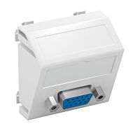 OBO BETTERMANN Přípojka VGA, 1 modul, šikmý vývod, šroubové připojení typ MTS-VGA S RW1