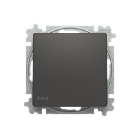 ABB ZONI Ovladač 3559T-A86940 237 přepínací, s krytem, řazení 6/0, IP44, matná černá