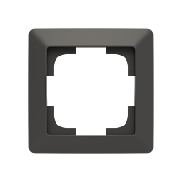 ABB ZONI Rámeček 3901T-A00010 137 jednonásobný, matná černá / bílá