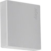 Koncovka kanálu LF 25x25 mm, světle šedá