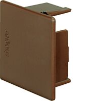 Koncovka kanálu LF 40x40, hnědá