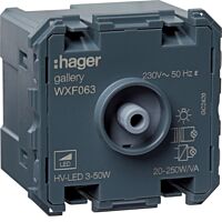 Přístroj dotykového stmívače 20-250 W ga