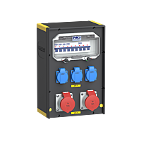 zás. 2x CEE 16A 5p 400V, 3x 16A 230V, ji