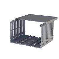 Kanál EWD 120x80 rozv.vč.víka šedý