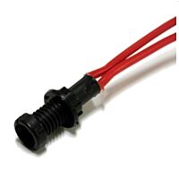 Kontrolka LED 3 červená 230V