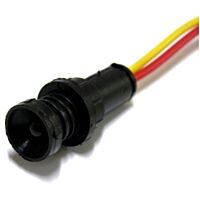 Kontrolka LED 5 červená 12-24V AC/DC