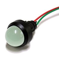 Kontrolka LED 20 zelená 12-24V AC/DC