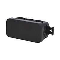 Krabice F6 IP55 rozbočovací černá