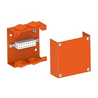KOPOS Krabice KPK 125_DPO 1000V požárně odolná datová 4 x 4 mm², 125x125x48mm, kov, IP40 oranžová