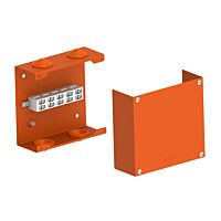 KOPOS Krabice KPK 200_2PO16 1000V požárně odolná 4 x 16 mm², 190x203x75, kov, IP40 oranžová