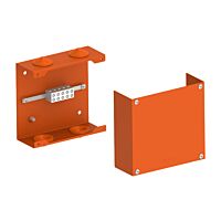 KOPOS Krabice KPK 200_PO10 1000V požárně odolná 4 x 10 mm² ,190x203x75 mm, kov IP40 oranžová