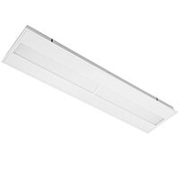 MODUS ID, vestavné do rastru - modul 600, obdélník C, kryt opál, 1 linie LED V1, teplá bílá, nestmívatelný driver 700mA, ISODOM3