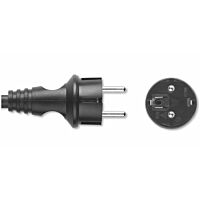 TEKABEN Flexo 5m pryž, kulatá 3x1,5 vidlice IP44 černá