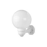 PANLUX Svítidlo PARK S 60W E27 mléčná bílá s čidlem IP33