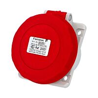 FAMATEL Zásuvka 16/400V 5-pól IP67 vestavnášikmá