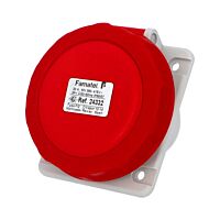 FAMATEL Zásuvka 32A/400V 4-pól IP67 vestavná šikmá