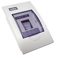 SEZ Skříň STI605-4, 4TE, pod omítku, průhledná dvířka, IP30