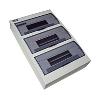 SEZ Skříň STI618-36, 36TE, na omítku, průhledná dvířka, IP30