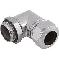 AGRO Kabelová vývodka Progress, úhlová, 90ř, mosazná, s maticí